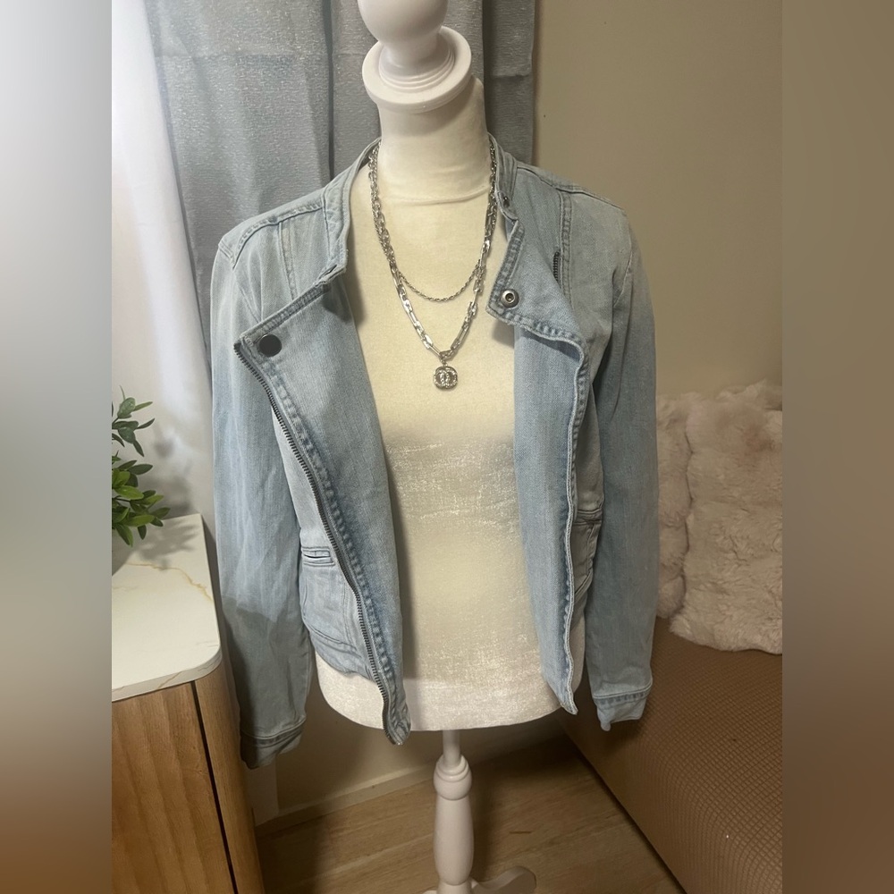 Rubbish Light Wash Blue Denim Jean Jacket